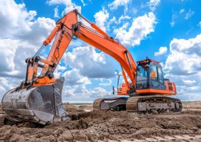 Large Machines Operating in Dirt